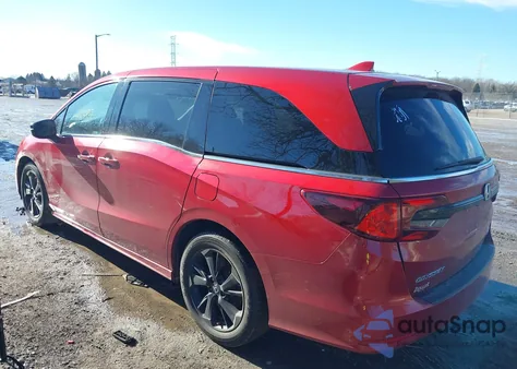 2023 Honda Odyssey Sport from USA, damaged, VIN 5FNRL6H78PB054550